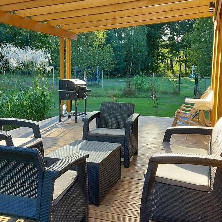 Villa Dom Przy Lesie Wielgie Esterno foto