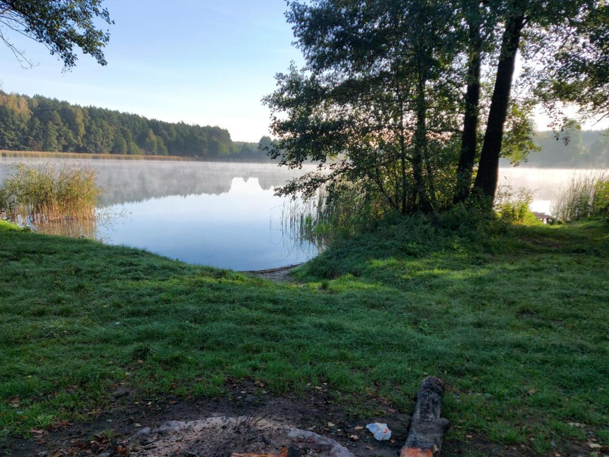 Villa Dom Przy Lesie Wielgie Esterno foto